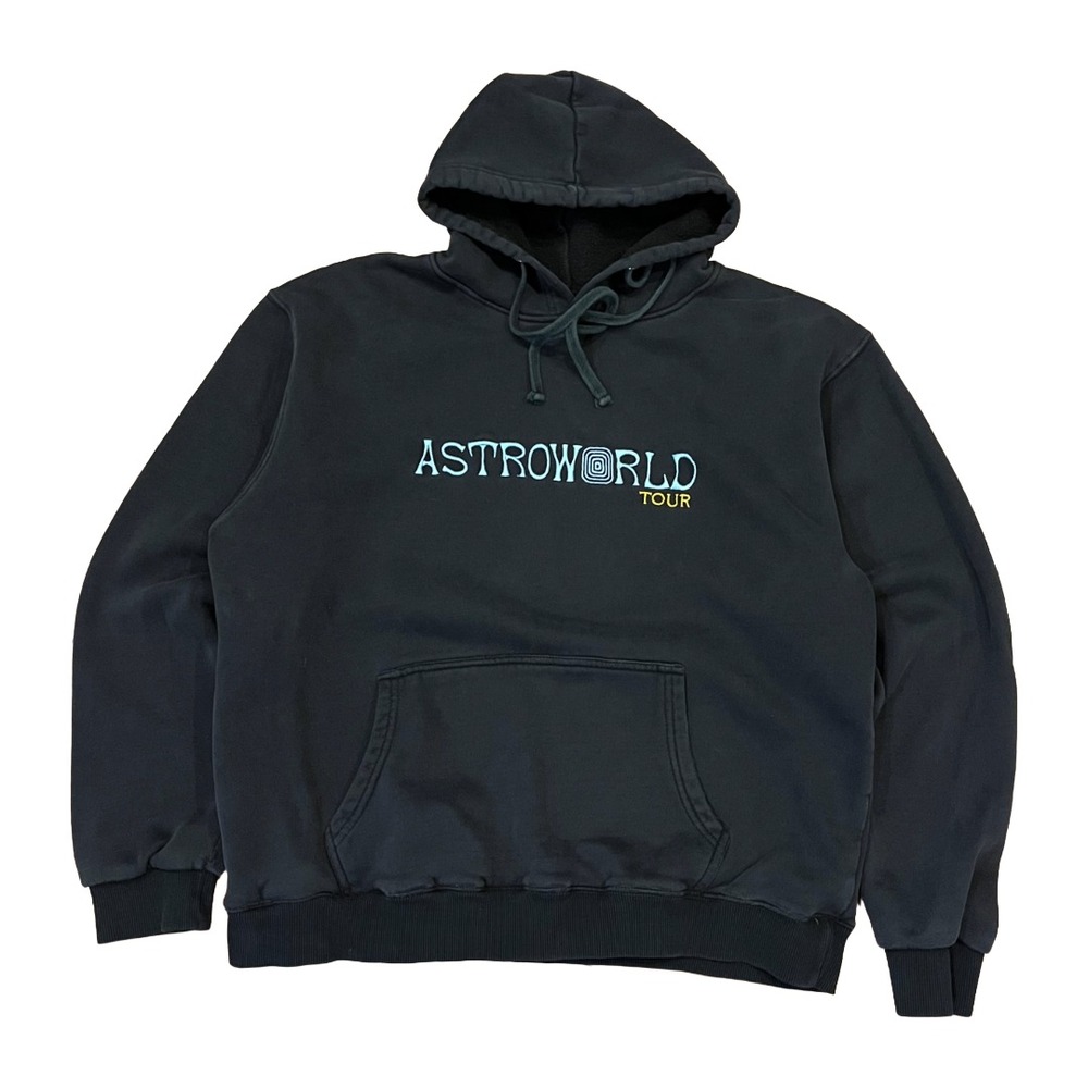 Travis Scott Astroworld Tour Hoodie Black Size Medium Wish You Were Here Concert